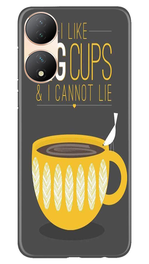 Big Cups Coffee Mobile Back Case for Vivo Y100 5G (Design - 312)