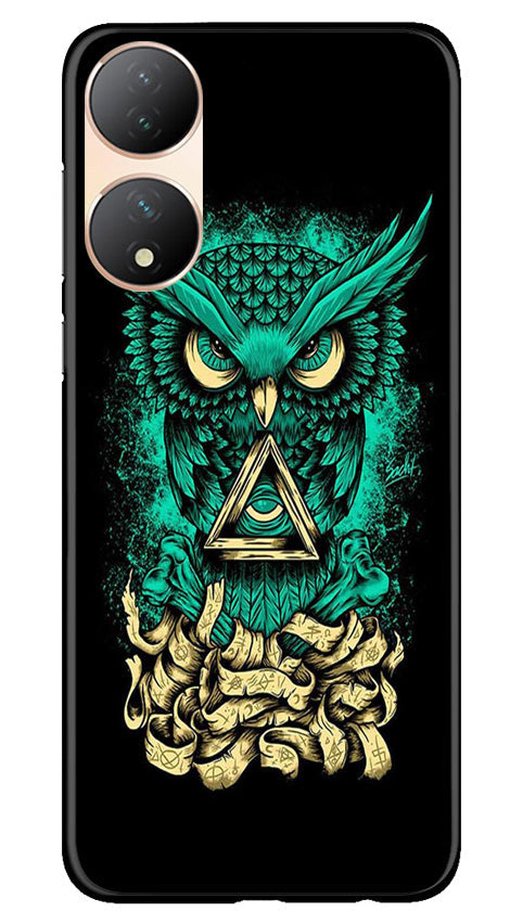 Owl Mobile Back Case for Vivo Y100 5G (Design - 317)