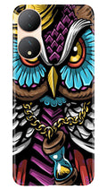 Owl Mobile Back Case for Vivo Y100 5G (Design - 318)