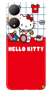 Hello Kitty Mobile Back Case for Vivo Y100 5G (Design - 322)