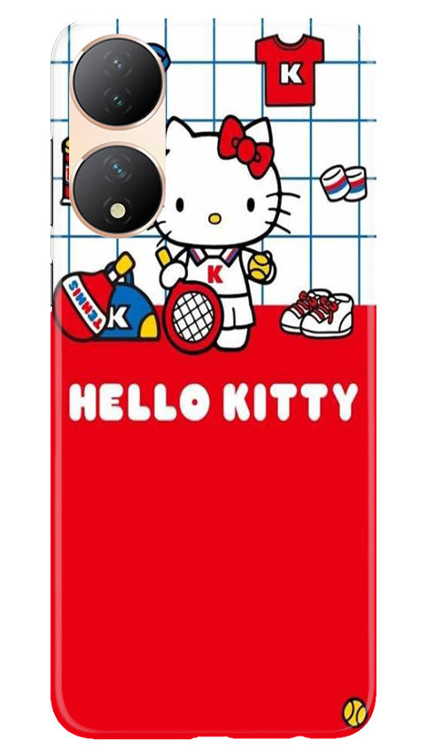 Hello Kitty Mobile Back Case for Vivo T2 5G (Design - 322)