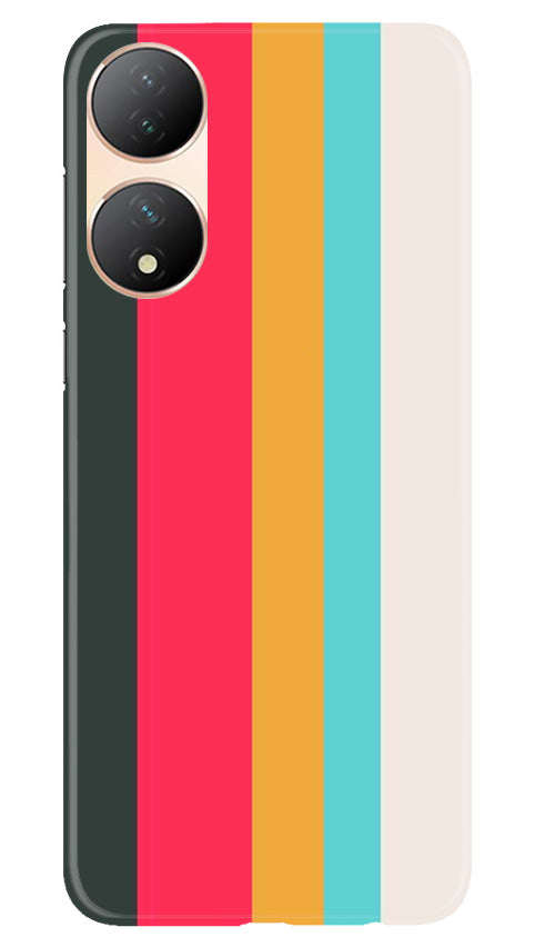 Color Pattern Mobile Back Case for Vivo Y100 5G (Design - 328)