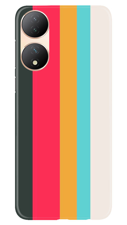 Color Pattern Mobile Back Case for Vivo T2 5G (Design - 328)