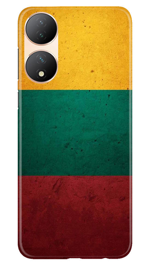 Color Pattern Mobile Back Case for Vivo Y100 5G (Design - 333)