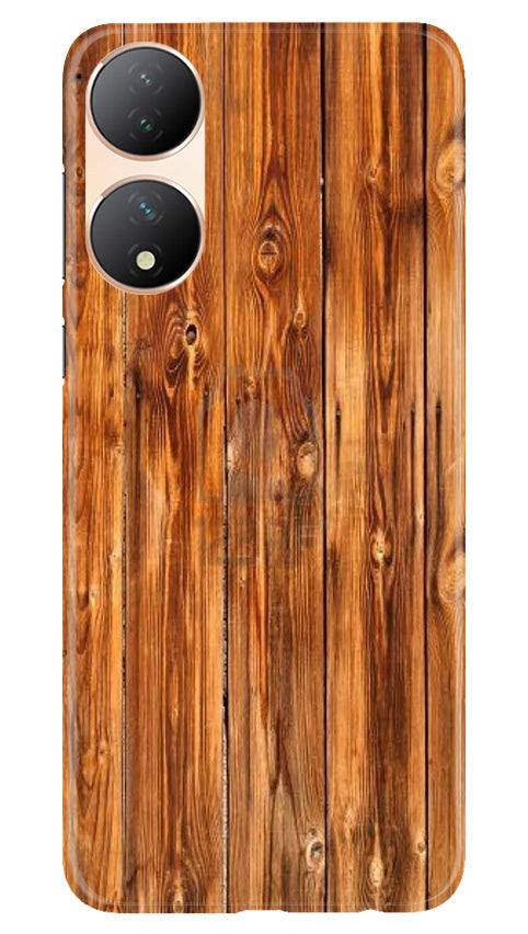 Wooden Texture Mobile Back Case for Vivo T2 5G (Design - 335)