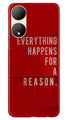 Everything Happens Reason Mobile Back Case for Vivo Y100 5G (Design - 337)