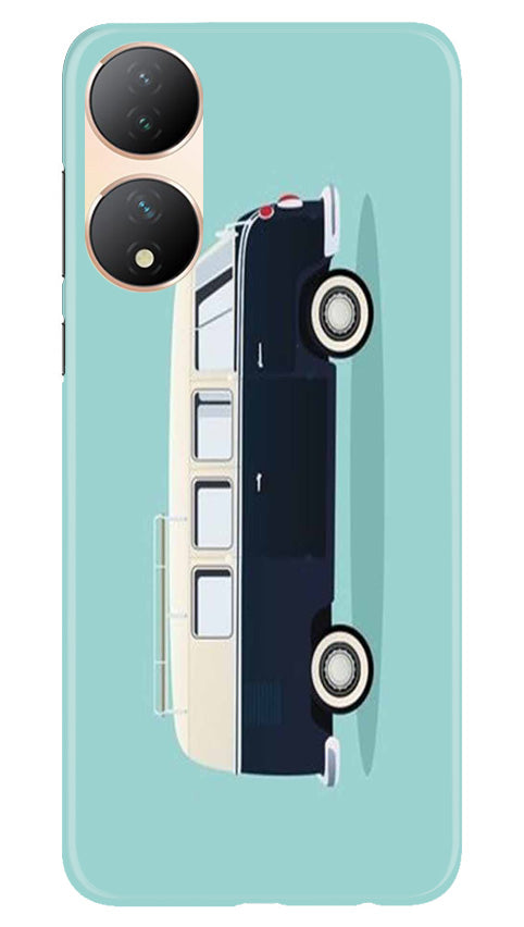 Travel Bus Mobile Back Case for Vivo Y100 5G (Design - 338)