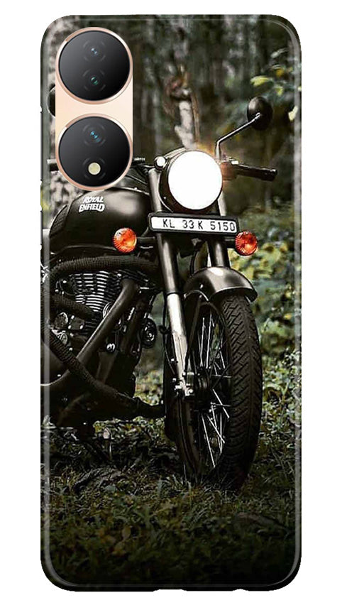 Royal Enfield Mobile Back Case for Vivo Y100 5G (Design - 343)