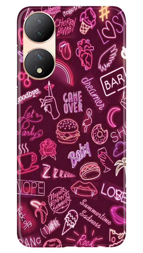 Party Theme Mobile Back Case for Vivo T2 5G (Design - 350)