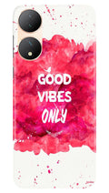 Good Vibes Only Mobile Back Case for Vivo Y100 5G (Design - 351)