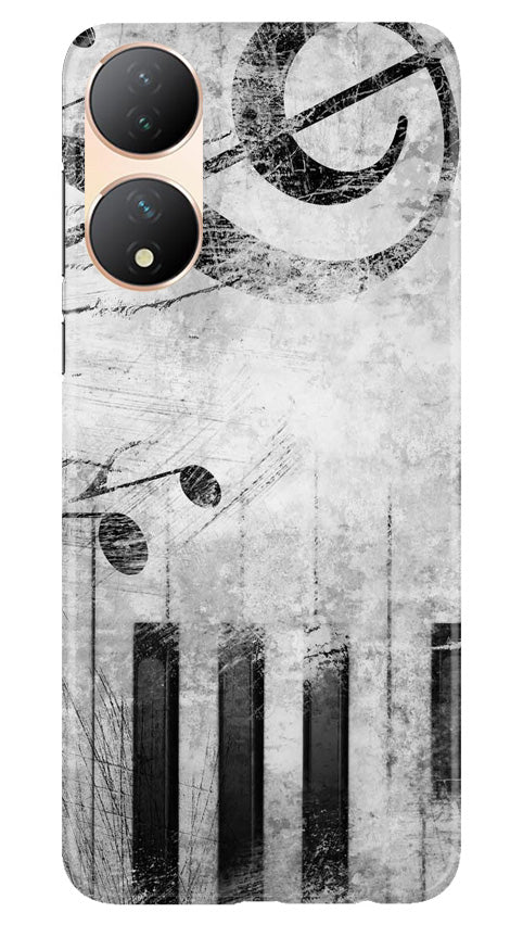Music Mobile Back Case for Vivo Y100 5G (Design - 352)