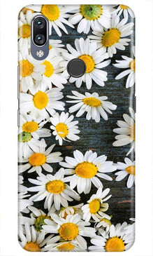 White flowers2 Mobile Back Case for Vivo Y11 (Design - 62)