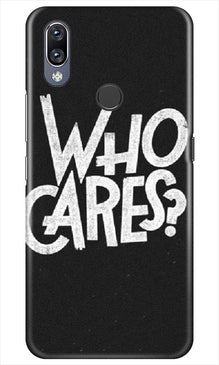 Who Cares Mobile Back Case for Vivo Y11 (Design - 94)