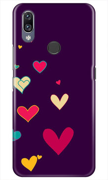 Purple Background Mobile Back Case for Vivo Y11  (Design - 107)