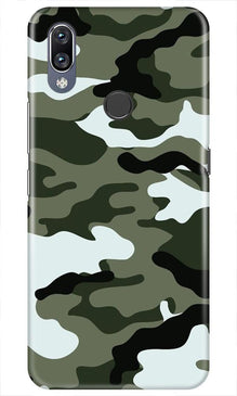 Army Camouflage Mobile Back Case for Vivo Y11  (Design - 108)