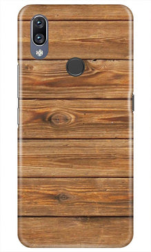 Wooden Look Mobile Back Case for Vivo Y11  (Design - 113)