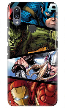 Avengers Superhero Mobile Back Case for Vivo Y11  (Design - 124)