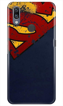 Superman Superhero Mobile Back Case for Vivo Y11  (Design - 125)