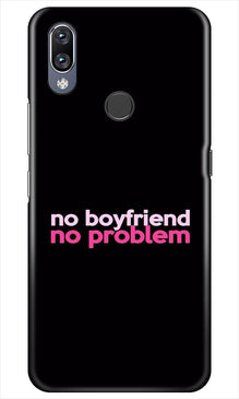 No Boyfriend No problem Mobile Back Case for Vivo Y11  (Design - 138)