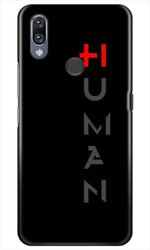 Human Mobile Back Case for Vivo Y11  (Design - 141)