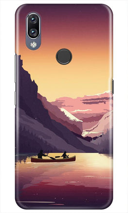 Mountains Boat Case for Vivo Y11 (Design - 181)