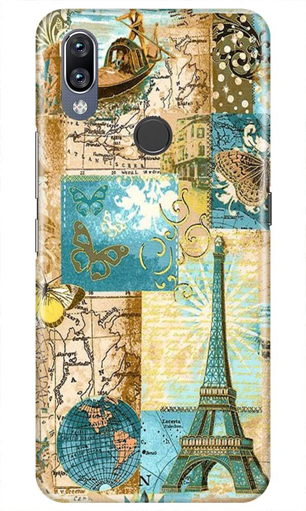 Travel Eiffel Tower Case for Vivo Y11 (Design No. 206)