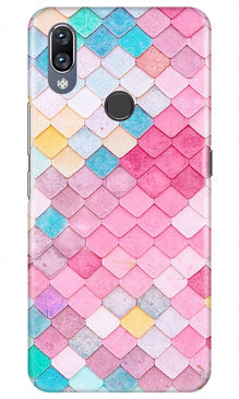 Pink Pattern Mobile Back Case for Vivo Y11 (Design - 215)