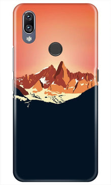 Mountains Mobile Back Case for Vivo Y11 (Design - 227)