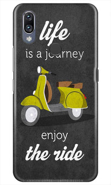 Life is a Journey Mobile Back Case for Vivo Y11 (Design - 261)