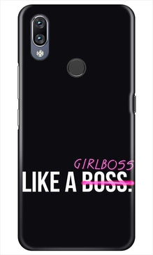 Like a Girl Boss Mobile Back Case for Vivo Y11 (Design - 265)