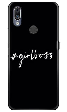 #GirlBoss Mobile Back Case for Vivo Y11 (Design - 266)