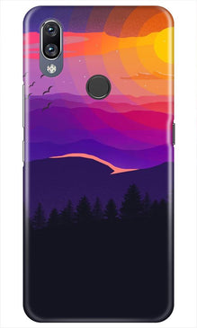 Sun Set Mobile Back Case for Vivo Y11 (Design - 279)