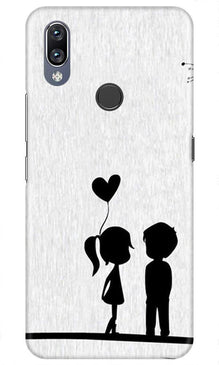 Cute Kid Couple Mobile Back Case for Vivo Y11 (Design - 283)