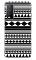 Black white Pattern Case for Vivo Y12s