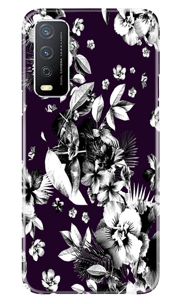 white flowers Case for Vivo Y12s
