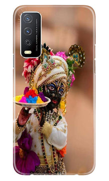 Lord Krishna2 Mobile Back Case for Vivo Y12s (Design - 17)
