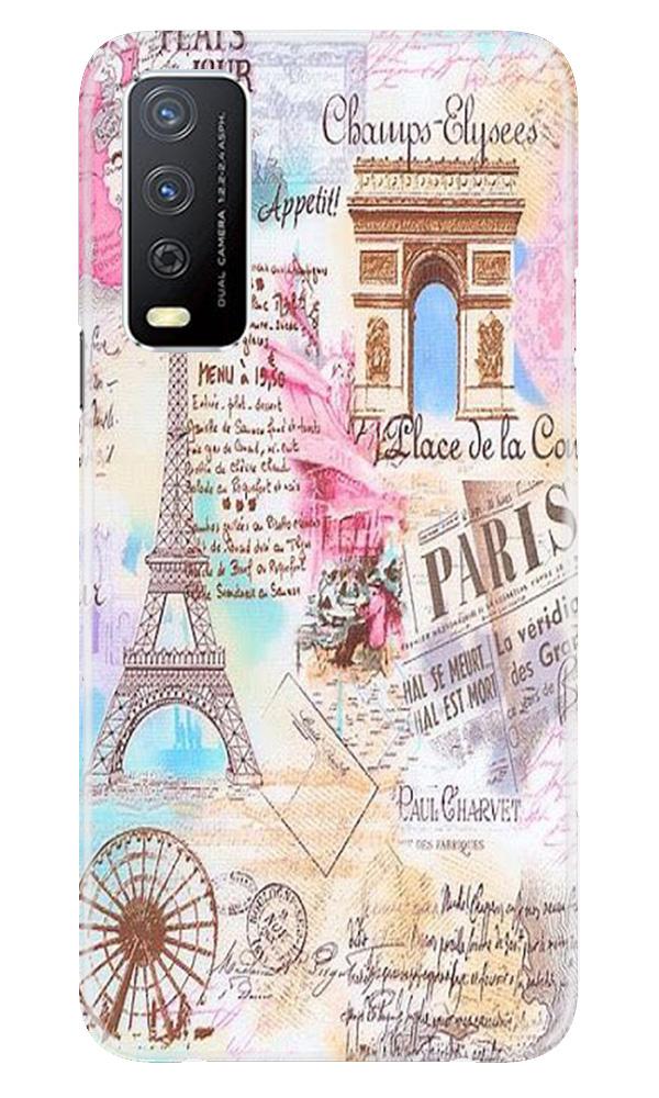 Paris Eiftel Tower Case for Vivo Y12s