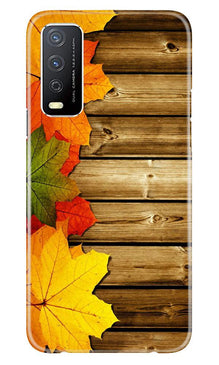 Wooden look3 Mobile Back Case for Vivo Y12s (Design - 61)