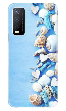 Sea Shells2 Mobile Back Case for Vivo Y12s (Design - 64)