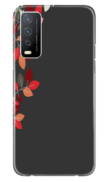 Grey Background Mobile Back Case for Vivo Y12s (Design - 71)