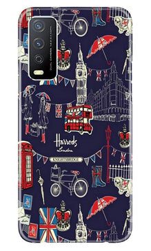 Love London Mobile Back Case for Vivo Y12s (Design - 75)