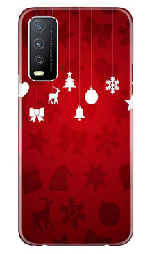 Christmas Mobile Back Case for Vivo Y12s (Design - 78)