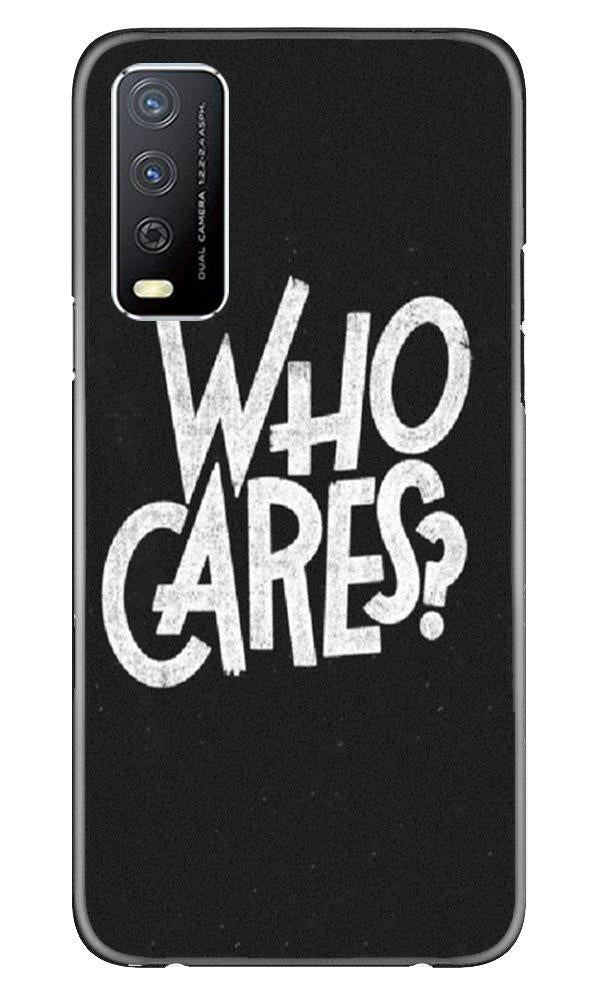 Who Cares Case for Vivo Y12s