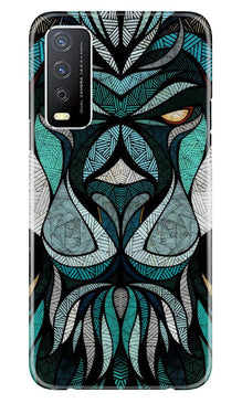 Lion Mobile Back Case for Vivo Y12s (Design - 97)