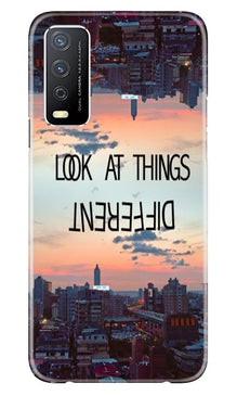 Look at things different Mobile Back Case for Vivo Y12s (Design - 99)