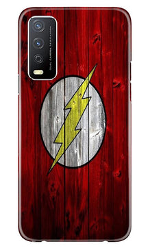 Flash Superhero Mobile Back Case for Vivo Y12s  (Design - 116)