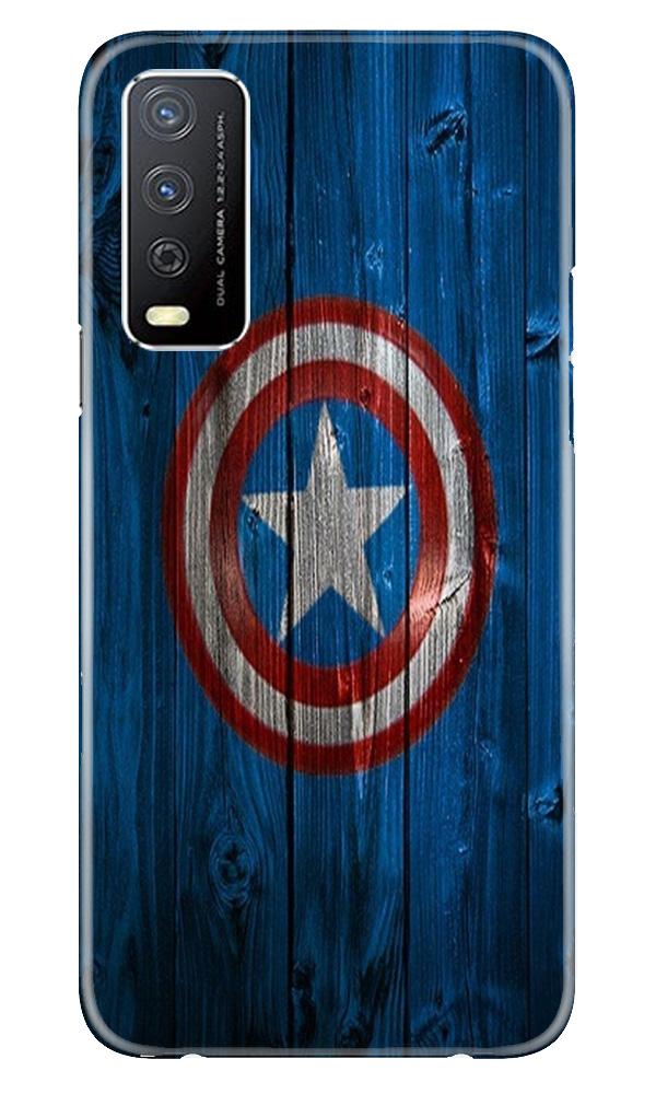 Captain America Superhero Case for Vivo Y12s  (Design - 118)