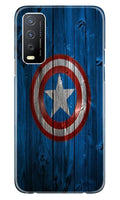 Captain America Superhero Case for Vivo Y12s  (Design - 118)