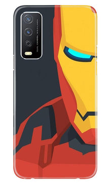 Iron Man Superhero Mobile Back Case for Vivo Y12s  (Design - 120)