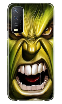 Hulk Superhero Mobile Back Case for Vivo Y12s  (Design - 121)